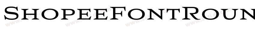 ShopeeFontRounded Bo字体转换